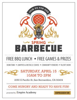 iEmpire\'s Family BBQ held on April 15th from 10am to 2pm. 